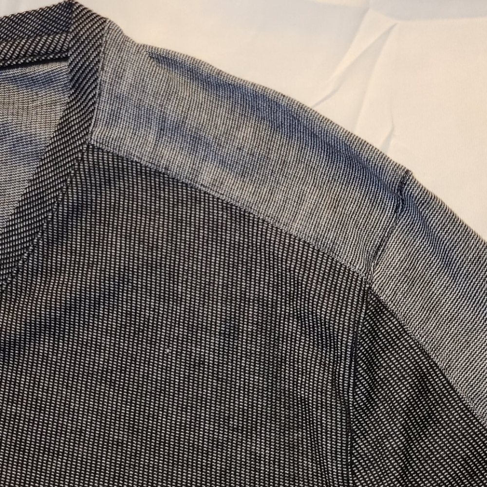 Alfani long-sleeve V-neck tee black gray - Picture 6 of 16